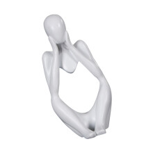 3Stk Weiße Abstrakte Statue Hochwertige Wohnkultur Für
