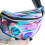 3Stk Multicolor Bauchtasche PU Material Sport Hüftpack 11