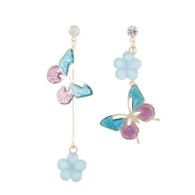 3Paare Kreative Blaue Ohrpendants Damen Modeschmuck Legierung