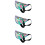 3Stk Multicolor Bauchtasche PU Material Sport Hüftpack 8