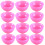 36Stk Rosa Schalen Mini Zubehör 1
