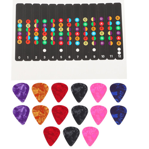 6Sets Gitarren Griffbrett Markierer Anfänger Set