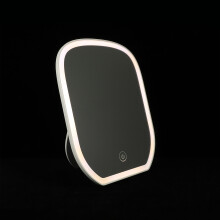 3Stk LED Kosmetikspiegel Weiß, Faltbar Mit Einstellbarer Beleuchtung