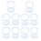 10Stk Weicher Silikon Schnullerhalter Transparent 1