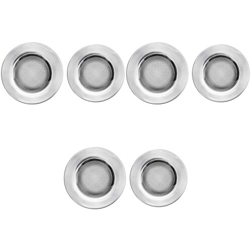 6Stk Rostfreies Spülsieb Abflussfilter Für Bad 2