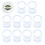 10Stk Weicher Silikon Schnullerhalter Transparent 3