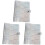 3Stk PVC A5 Binder Weiß 6-Ring Notizbuch Schutzmappe Office 4