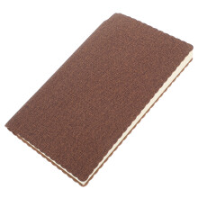 4Stk Braune Pocket-Notizbücher Aus PU Mit , Ideal Für Büro