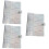 3Stk PVC A5 Binder Weiß 6-Ring Notizbuch Schutzmappe Office 9