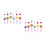 12Stk Anhänger Kinder Bastelset Robustem Material Bunt 6