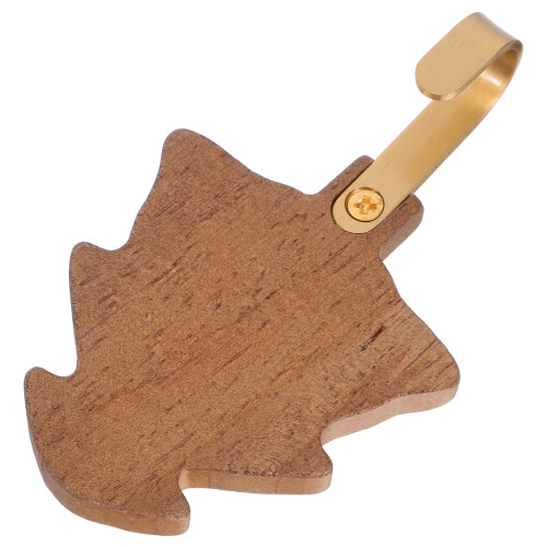 5Stk Rustikale Holz Wandhaken Mit Messing, Wohnliches 2