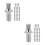 40Stk Trommel Silber Schnellmontage Percussion Teile 6