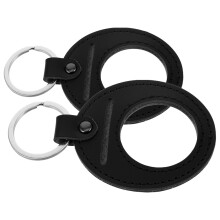 6Stk Elegante Leder Schlüsselanhänger Für Münzsammlung Und Schlüssel
