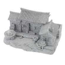 5Stk Kleine Hausfigur , Leichte Mini Für
