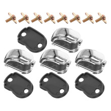8Stk Metall Drum Lugs Set Silber Ersatzteile Für Bass- Und Snare-Drums