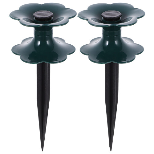 4Stk Robuster PVC Gartenschlauchhalter Bunt Für 1