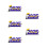 5Sets Abschlussdeko Holz- Party -Schild 8