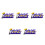 5Sets Abschlussdeko Holz- Party -Schild 9