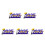 5Sets Abschlussdeko Holz- Party -Schild 10
