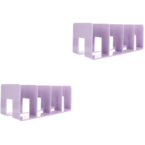 2Stk Acryl Buchhalter , Bücherregal Zubehör 2