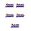 5Sets Abschlussdeko Holz- Party -Schild 6
