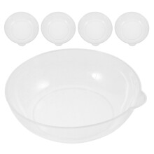 10Stk Weiße Kunststoff Waagschalen Für Backen Und Küchenmessungen
