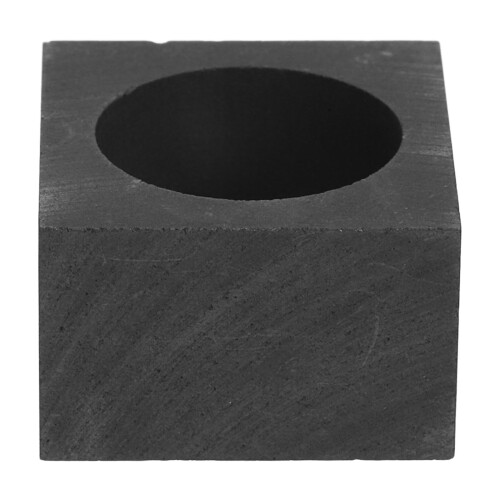 4Stk Runde Gussformen Graphit Metall Multifunktional Grau 1