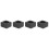 4Stk Runde Gussformen Graphit Metall Multifunktional Grau 6