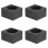 4Stk Runde Gussformen Graphit Metall Multifunktional Grau 7