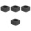 4Stk Runde Gussformen Graphit Metall Multifunktional Grau 5