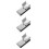 3Stk Magnetischer Billard Kreidehalter Mit Gürtelclip Silber 8