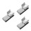3Stk Magnetischer Billard Kreidehalter Mit Gürtelclip Silber 4