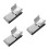 3Stk Magnetischer Billard Kreidehalter Mit Gürtelclip Silber 6