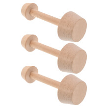 12Stk Doppelseitiger Holzbackform Teigpresse Für Tartes Und Käsekuchen