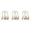 6Stk Handgemachte Holzperlen- , Beige, Rustikaler Wandschmuck 9