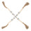 6Stk Handgemachte Holzperlen- , Beige, Rustikaler Wandschmuck 3