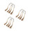 6Stk Handgemachte Holzperlen- , Beige, Rustikaler Wandschmuck 7