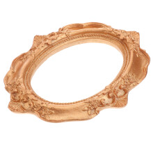 3Stk Golden Mini Bilderrahmen Aus Resin Schmuck- Und Fotohalter