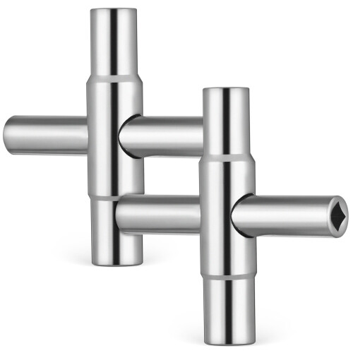 10Stk Wasserabsperrschlüssel Stahl 4- Spigot