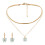 3Sets Fashion Halskette Ohrringe 1