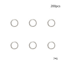 400Stk Schlüsselringe Silber Für Schmuck Und Basteln