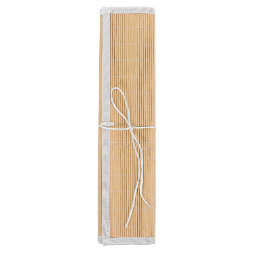 2Stk Japanischer Bambus Organizer Mit Canvas Innenfutter Beige 2