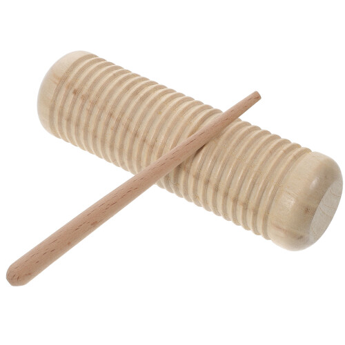 4Sets Kinder Lernspielzeug Holz Percussion Musikinstrument Khaki 1