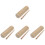 4Sets Kinder Lernspielzeug Holz Percussion Musikinstrument Khaki 4
