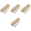 4Sets Kinder Lernspielzeug Holz Percussion Musikinstrument Khaki 5