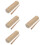 4Sets Kinder Lernspielzeug Holz Percussion Musikinstrument Khaki 9