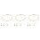 3Sets Fashion Halskette Ohrringe 4