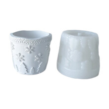 Candlestick Epoxy Casting Mold Silicone Flower Pot Mold DIY Pen