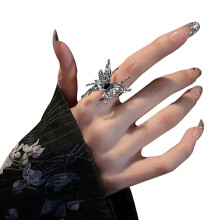 Bague ouverte réglable en forme de papillon liquide pour-UN