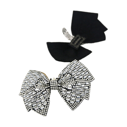 Clips de chaussures avec nœuds, boucles de chaussures de-Blanc